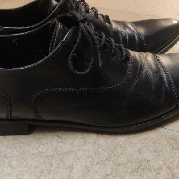 Donald J Pliner Clyde balmoral cap toe oxfords 9.5M vibram soles made italy - Picture 6 of 9